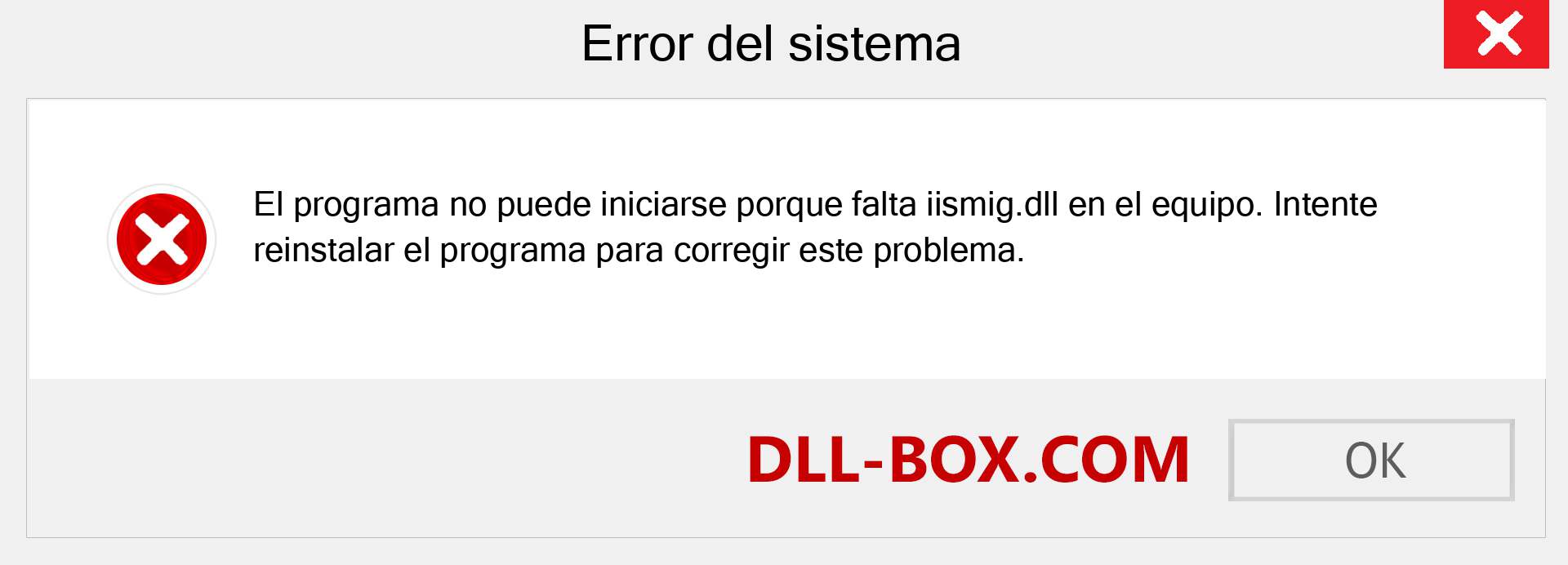 ¿Falta el archivo iismig.dll ?. Descargar para Windows 7, 8, 10 - Corregir iismig dll Missing Error en Windows, fotos, imágenes