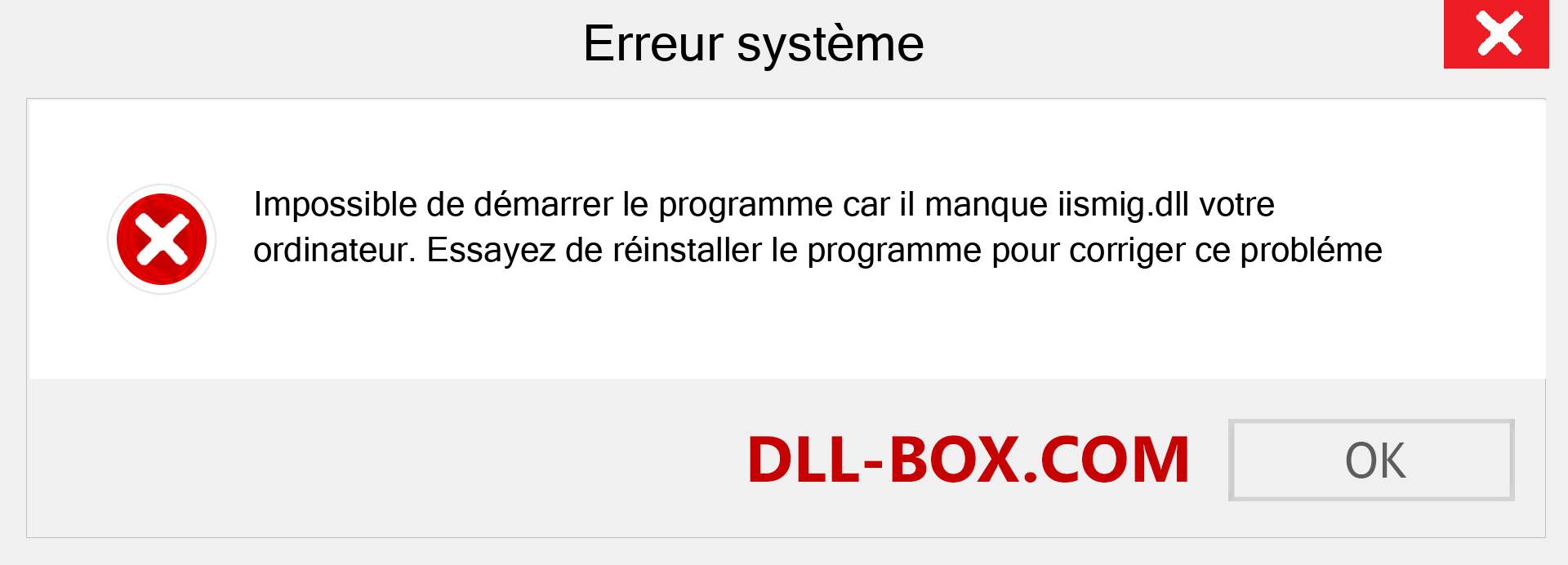 Le fichier iismig.dll est manquant ?. Télécharger pour Windows 7, 8, 10 - Correction de l'erreur manquante iismig dll sur Windows, photos, images